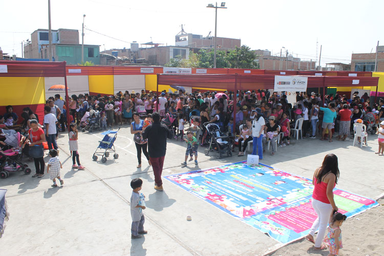 Más de 150 familias asistieron a la Feria de Salud del Niño y la Niña Villa el Salvador