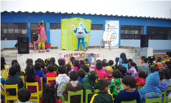 UNACEM y la ONG Agua Limpia educan a 800 niños en buenas prácticas de higiene y cuidado del agua