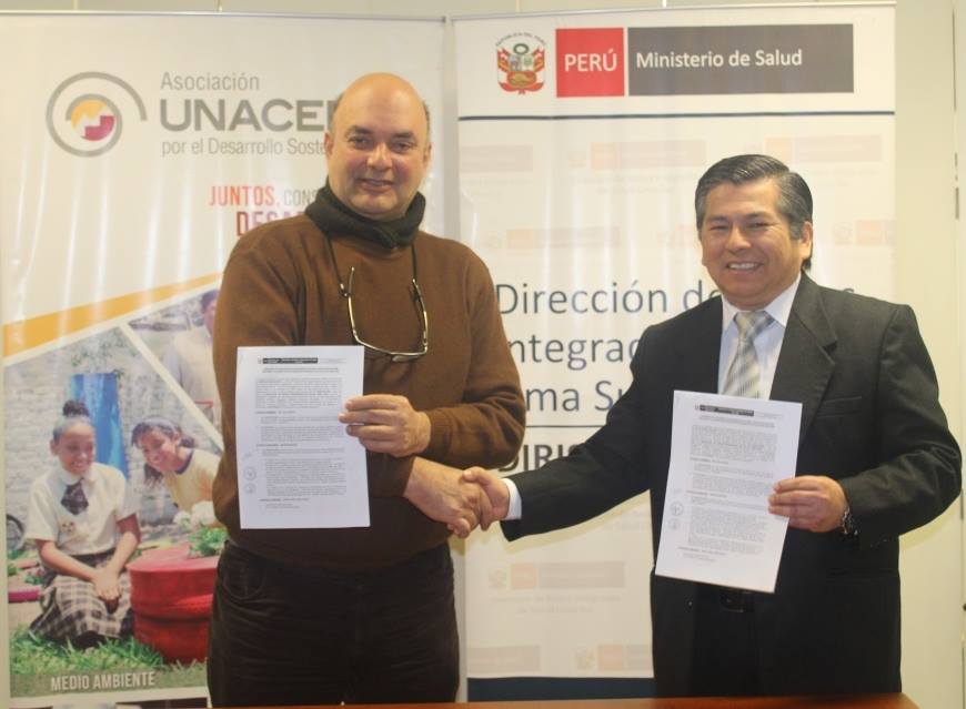 Asociación Unacem renueva convenio con DIRIS Lima Sur 2018