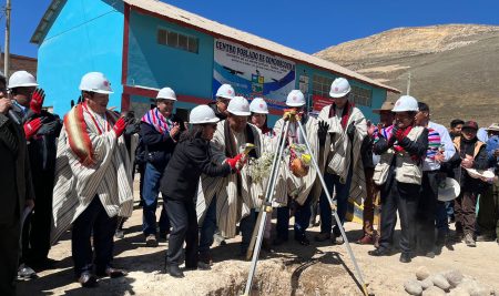 Inician obra de mejoramiento y ampliación del servicio de agua potable y saneamiento en el Centro Poblado Condorcocha